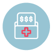 medical expenses wallet icon