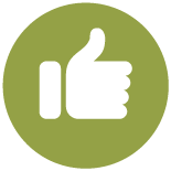 Green Thumbs Up Icon