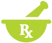 Rx Pharmacy Medicine Bowl Icon